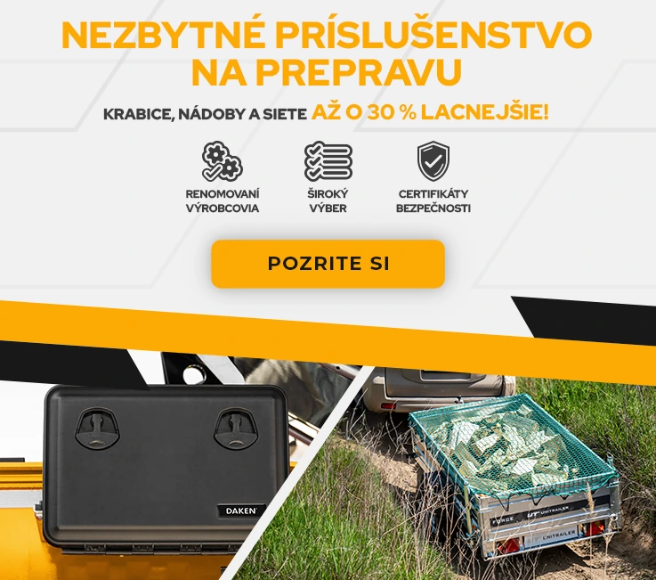 Nezbytné príslušenstvo na prepravu